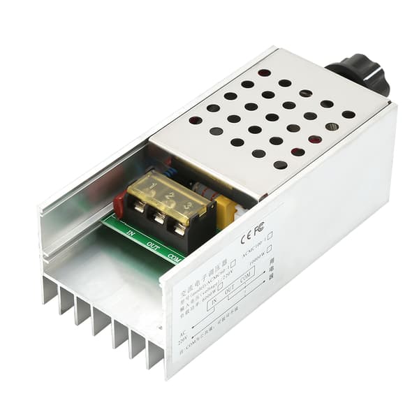 6000W 220V AC SCR Spenningsregulator Motorhastighet Temperaturkontroller Dimmer