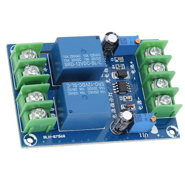 DC 12V 10A Automatisk Strømbrytermodul Nødstrømforsyning Ladekontroller