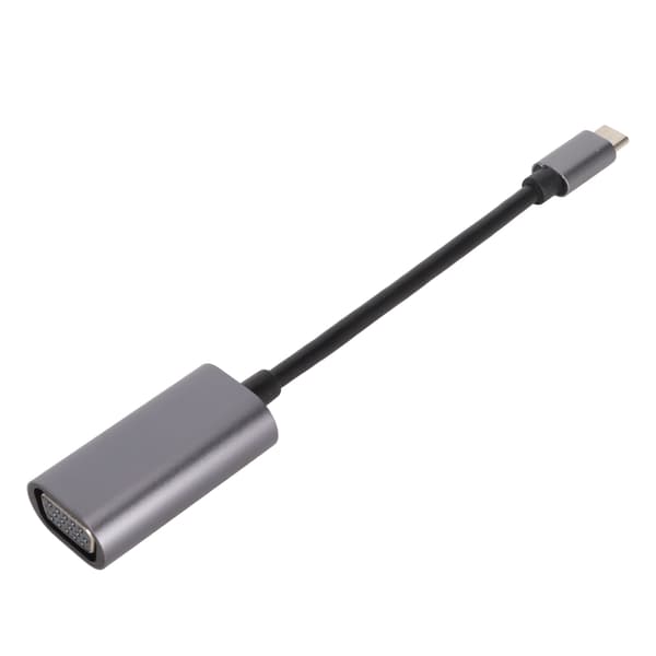 USB C til VGA-adapterkabel 1080P skridsikkert design til bærbar computer, telefon, tablet