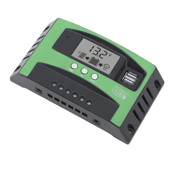MPPT Solar Charge Controller 20A 12V 24V Dobbelt USB-port til hjemmeindustriel kommerciel brug