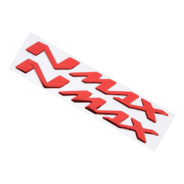Yamaha NMAX155 125 Motorcykel 3D Emblem Dekaler Röd Par