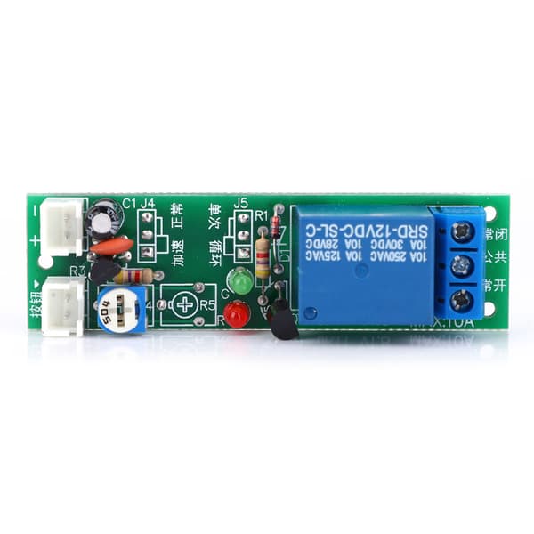 JK11 PB DC12V Høj Præcision Forsinkelsesrelæ Timer Switch Elektrisk Modul
