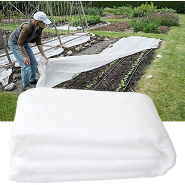 Plantefrostbeskyttelsesdæksel, non-woven plantebeskyttelsesdæksel, tyndt 1,6*9M