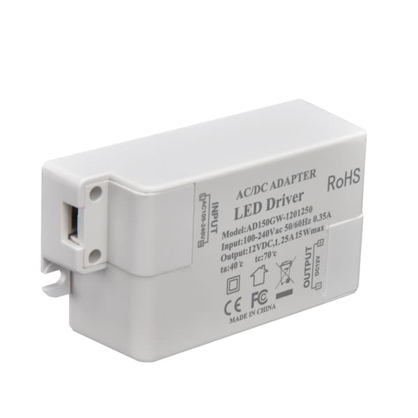 LED-driver 0,35A Lille indendørs belysning LED-lampe strømforsyningstransformator AC 100-240V