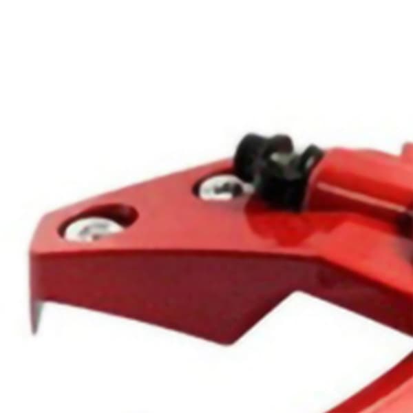 Universal Bromsoks Skydd Stark Aluminiumlegering Bromsoks Skydd Bil Röd Stor