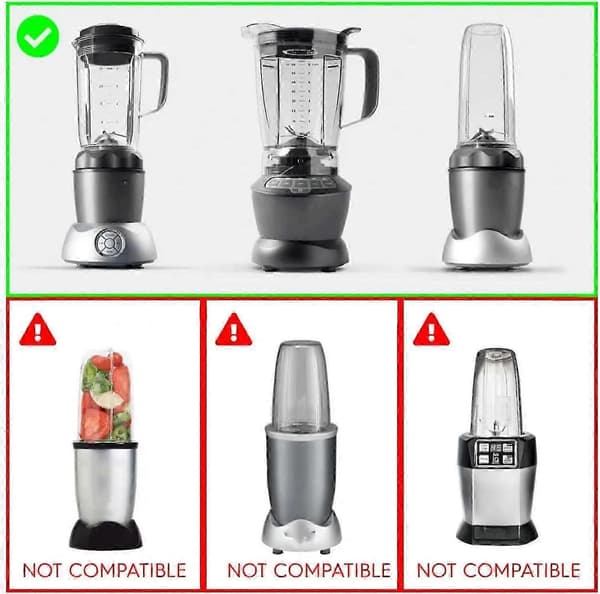 Blender Reservedeler NutriBullet Blender Combo Blad 1200-Watt Kompatibel Rustfritt Stål-God