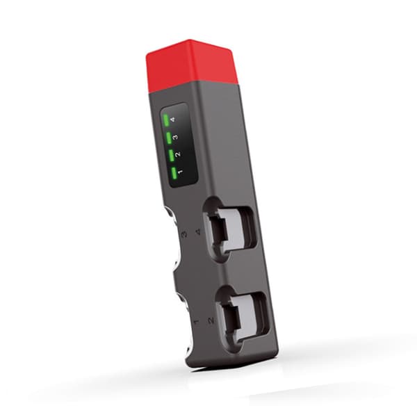 Switch-ohjaimen lataustelakka LED-merkkivalolla, mini-USB-latausasema