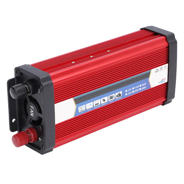 4000W Bil Power Inverter DC til AC Konverter 12V til 220V Modifisert Sinusbølge Solcelle Transformator