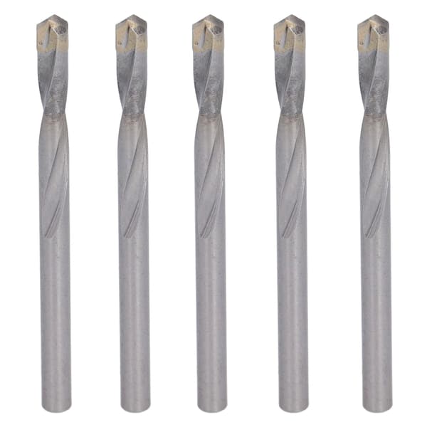 10 stk. rett skaft spiralbor Wolframstål Gravering Fresekutter for PCB CNC 5mm