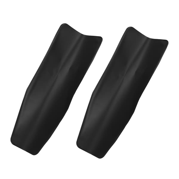 2 stk. fleksibel olieafløbsguide tragtplade 37x17cm sæt til maskine sort