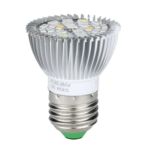 LED Plantelyspære E27 Sokkel 28W Innendørs Plantelys for Grønnsaker Drivhus Hydroponisk