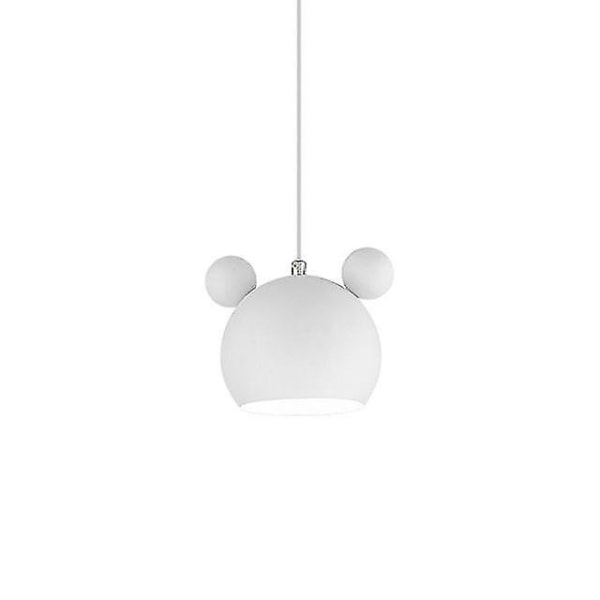 Nordic Vägglampa Alumiini Mickey Sconce För Barn Sovrumsbelysning Modern inomhusvägglampa white