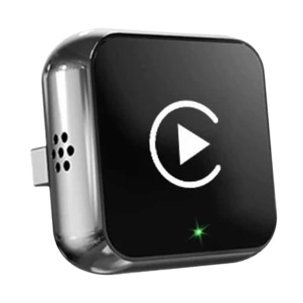 Trådløs CarPlay-adapter - Mini Smart USB-dongle med Plug & Play - Varmeafledning for problemfri forbindelse Black