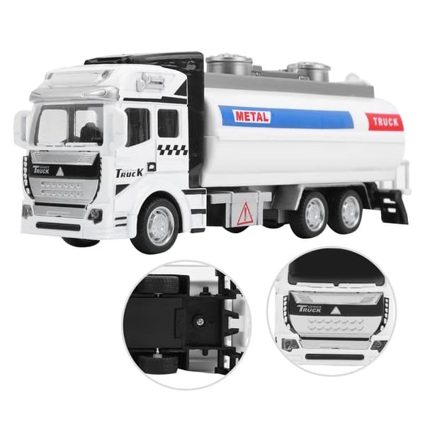 1:48 Vandingsvogn Lastbil Tankvogn Sprinkler Model Træk Tilbage Børns Køretøj Legetøjsmodel (Blå)