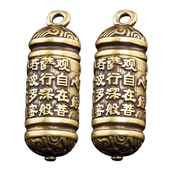 2kpl Messinkinen avaimenperä riipus messinki Amuletti riipus avaimenpidike riippuva koriste