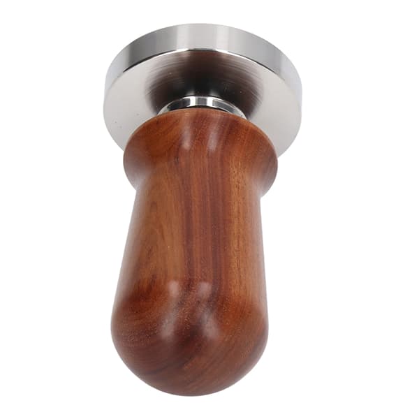 Kaffetamper Separat Design Rustfrit Stål Ergonomisk Træhåndtag Bærbart Tamperværktøj til Hjemmekaffebar 58MM