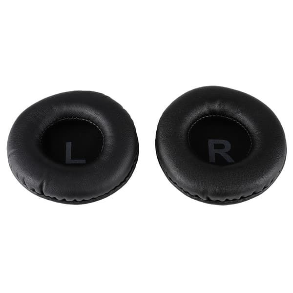 2 stk. 80 mm universelle erstatningsøreputer L R-merke hodetelefoner headset