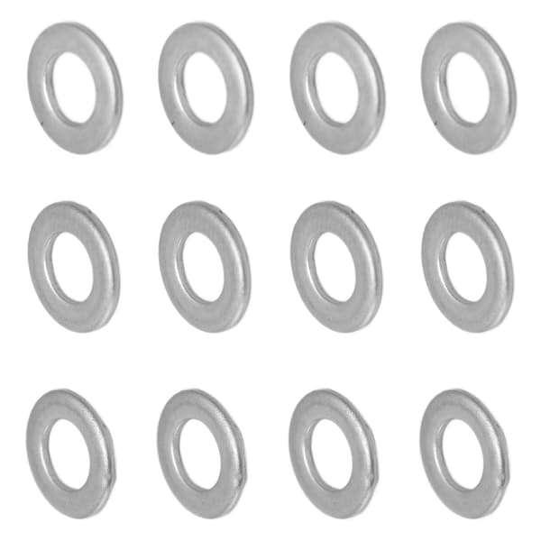 120 st Rostfritt Stål Platt Bricka 4mm ID 7mm OD Underhållstillbehörssats
