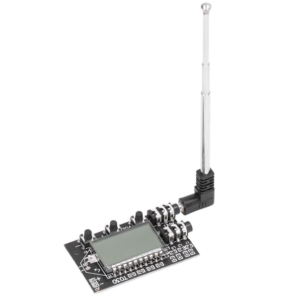 FM Transmitter Board Digital LCD 2-kanals 76MHz til 108MHz Stereo Audio Modul 3.6V til 15V