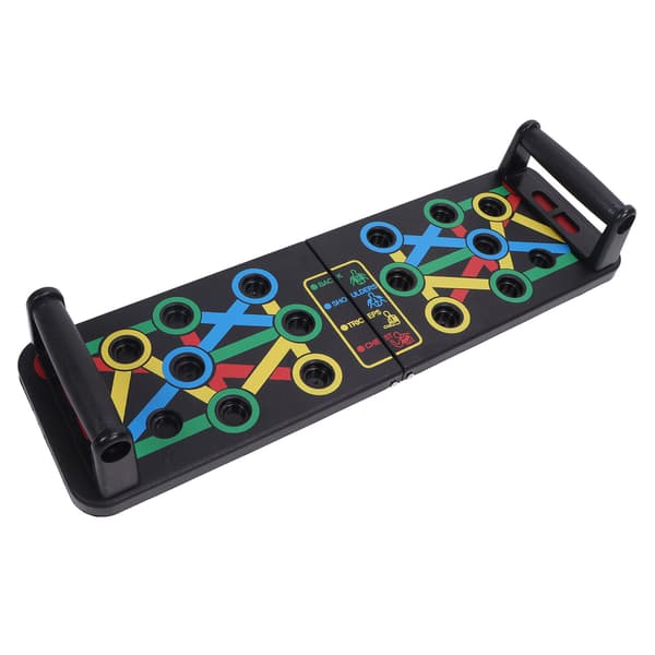 Multifunktionell Vikbar Push Up Board Hem Bröstmuskel Träningsutrustning
