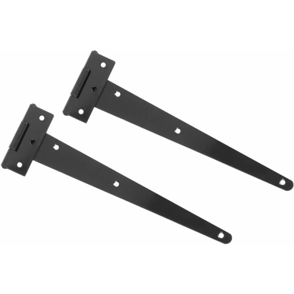 2pcs 10 inch black paint T-triangle hinge Split T-hinge bearing door hinge，For home furniture, doors and windows, etc.