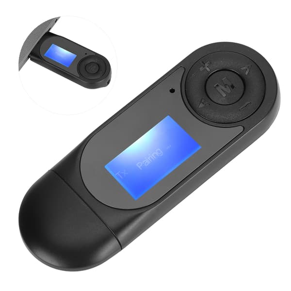 T13 LCD Bluetooth 5.0 Adapter Mottaker Sender 2 i 1 Håndsfree Samtale