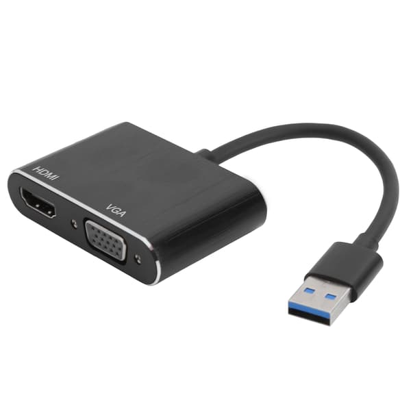 USB 3.0 till VGA HDMI-adapter Strömomvandlare Display Expansion Dock Datortillbehör