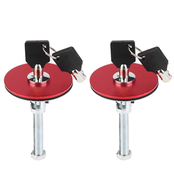 Universal Motorhuv Lås Nyckel Pin Kit Säkerhetsspärr Pin (Röd)