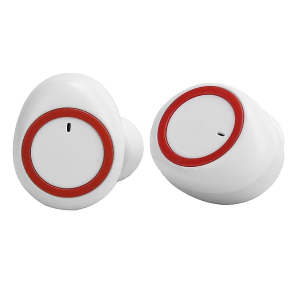 Y50 Trådløse Bluetooth 5.0 Ørepropper Stereo Hodetelefon Hvit Rød