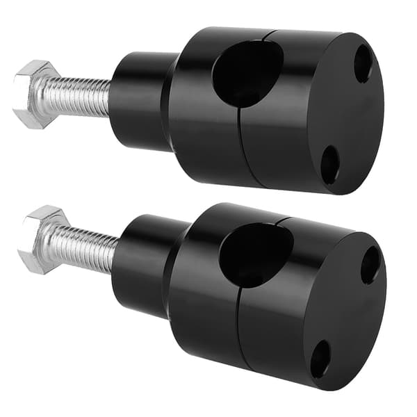 25mm Motorsykkel Styrefeste Heving Aluminium Legering Svart