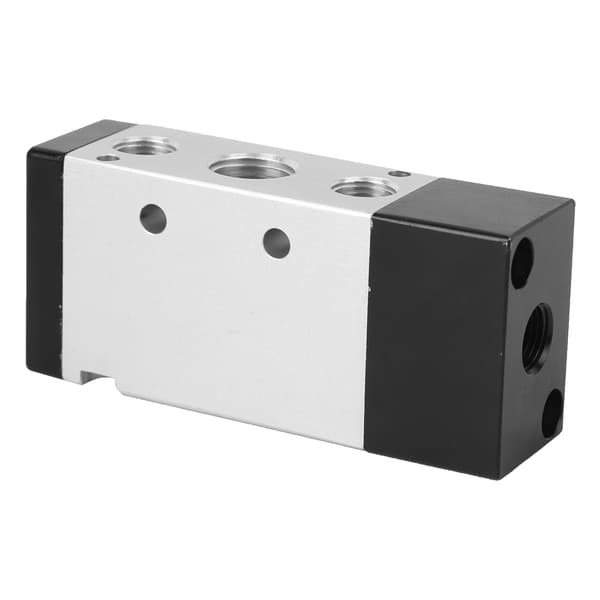 2-posisjons 5-veis pneumatisk kontrollventil, aluminiumslegering, luftventil 4A210-08 G1/4 tommer, mekanisk tilbehør
