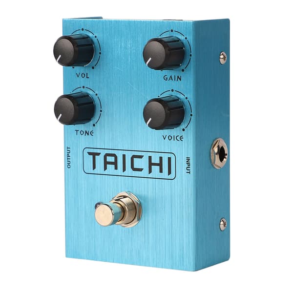 Elektrisk guitar effekt drive pedal effektor simulerer guitar distortion og overdrive effekter AN 38 Lyseblå