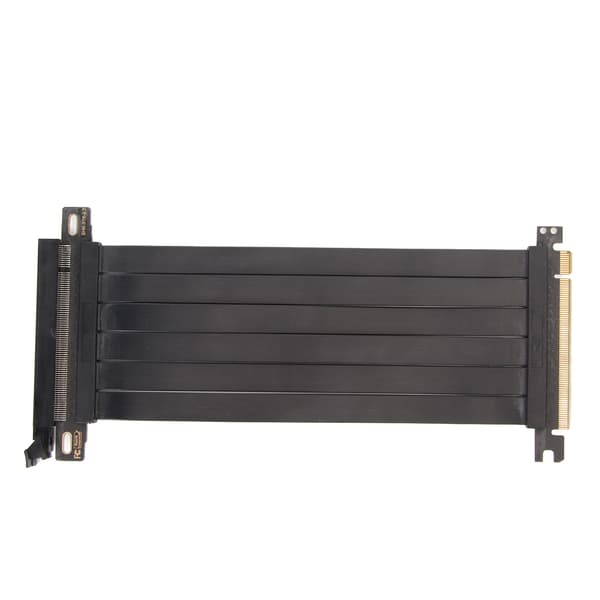 PCIE 3.0 X16 Riserkabel 180 Grader Flexibel Förlängning Hög Skärmning Grafikkort Svart 40cm 15.7in