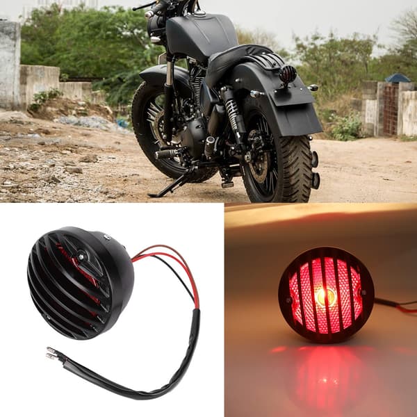 Motorcykel Baghale Stop Retro Lys Lampe Baglygte Lampe Bremselys