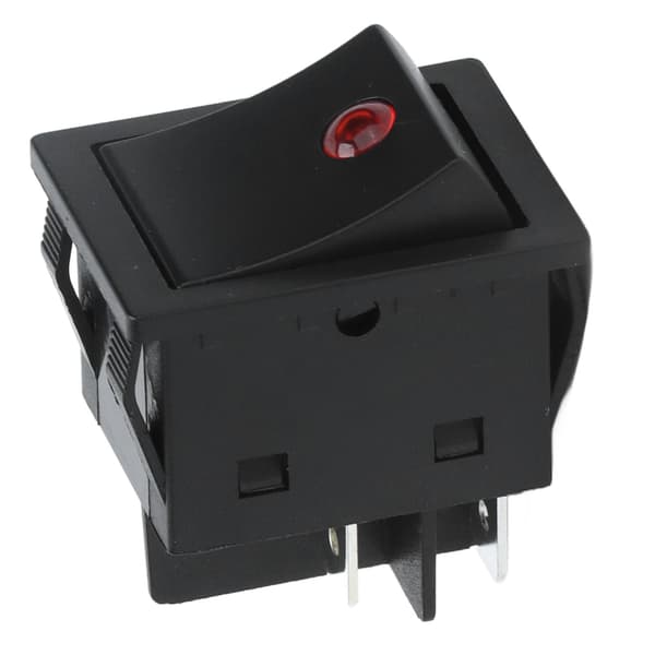 4-pins PÅ AV båtbryter ABS indikatorlys 125 250VAC bil skip