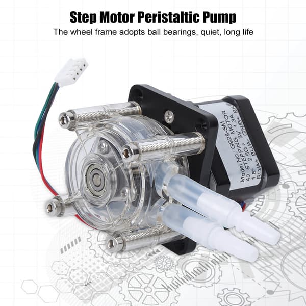 Snabbinstallerad Peristaltisk Pump med Stegmotor, Stort Flöde och Antikorrosion