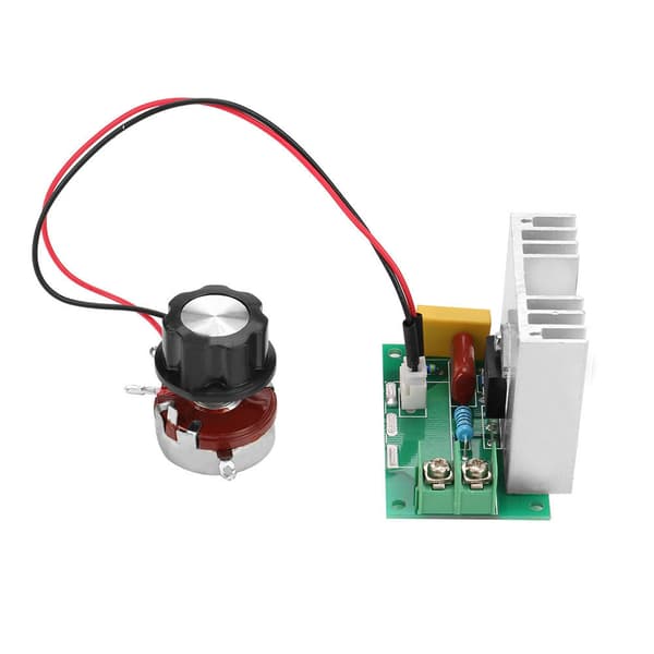 AC Motor Hastighetskontroller 0-220V 4000W 40A Spenningsregulator LED Dimmer