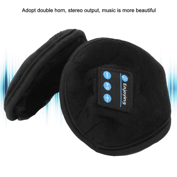 Bluetooth 5.0 Genopladelige Vinterørevarmer med Musik - Blød og Hudvenlig