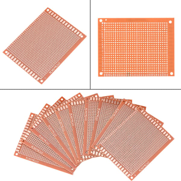 10 st 7x9cm DIY Prototyp Enkelsidig PCB Universell Kretskort