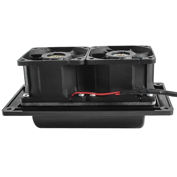12V Caravan Bobil Tilhenger Side Luftventilasjon Eksosvifte Bobil Ventilator Bobil Modifikasjon-Yvan Black