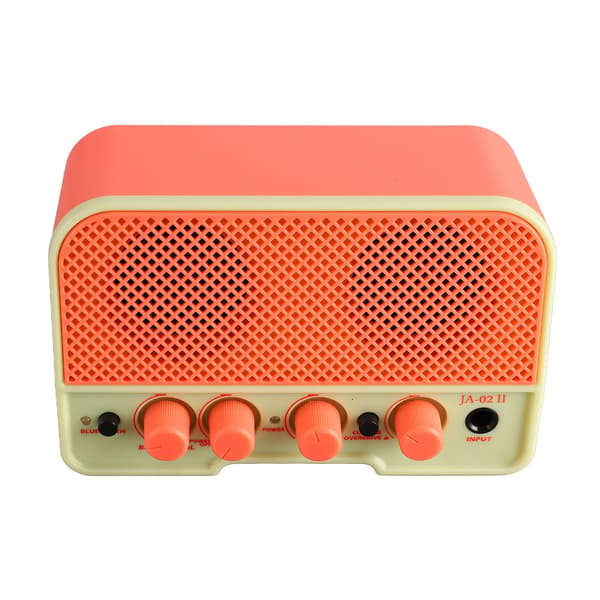 Elgitarrförstärkare Ren Overdrive Dubbla Kanaler AUX Bluetooth för Spel Rosa