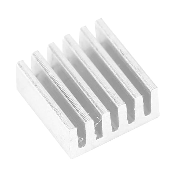 100 stk. 9x4x9mm Aluminium Køleplade Radiator til Forstærkerkort PCB MOS Transistor