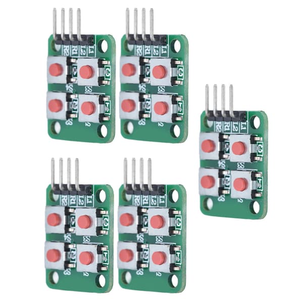 5 STK 2x2 Scan 4 Tastaturmodul Array Tastbryter Elektrisk Kontroll