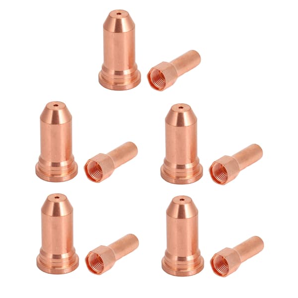 10 stk. plasmakutter forbruksmateriell elektrode tuppdyse 0,059in 1,5mm PT100