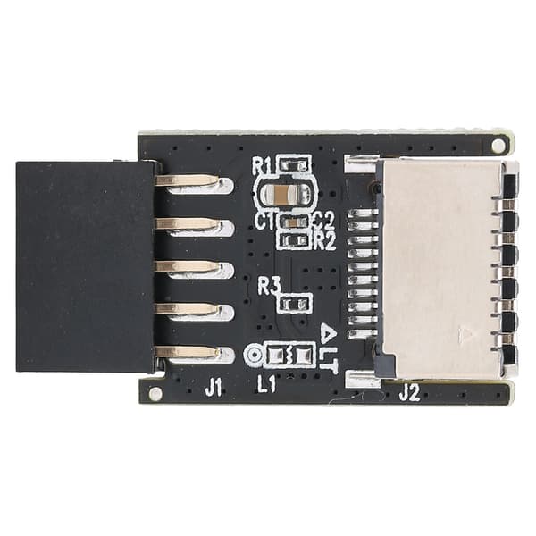 USB 2.0 Hunn til Type E 9-Pinners Front 20-Pinners Slitesterk Metall Plast Adapter