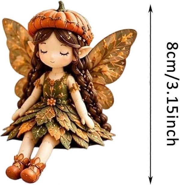 Fairy Patchwork DIY-kolleksjon, Blomsterfeer Patchwork Håndlaget Sysett, Lag 4 stk Vingede Alvedukker for Nybegynnere Hjemmeinnredning E1