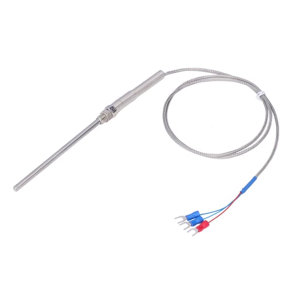 BERM 100 mm sonde termoelement PT100 temperatursensor sonde 0-400 ℃ 1 meter længde