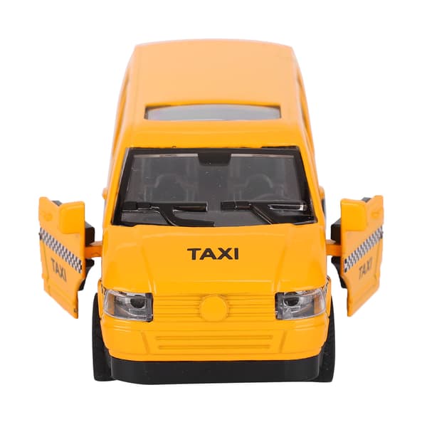 1:32 Taxamodel Simuleringsbil Legetøj Alloy Cab Køretøj Træk Tilbage Lyd Lys Samling Gave #1