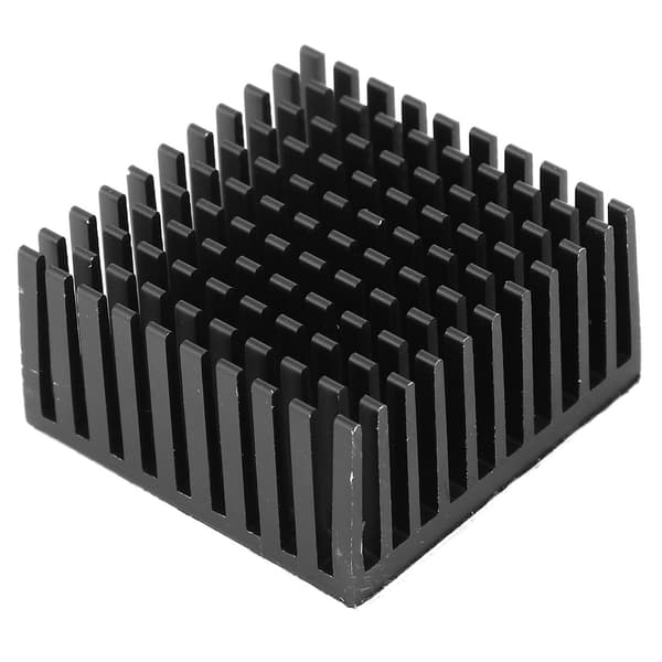 5 STK Sort Aluminium Køleplade Modul 40x20x40mm Kølefinne Radiator til Blæser PCB Kort