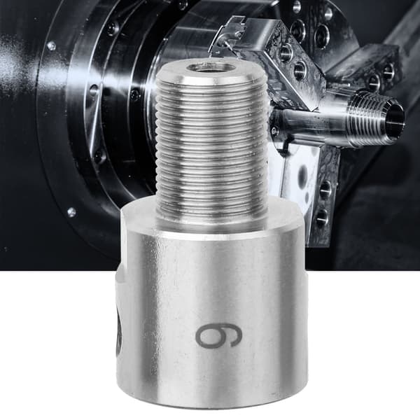Chuck forbindelsesstang rustfrit stål M14*1 til K01-50/63 K02-50/63 drejebænkpatron (6mm)